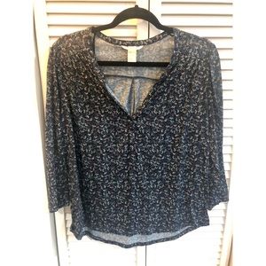 H&M Graphic Mid-Sleeved Top (M)